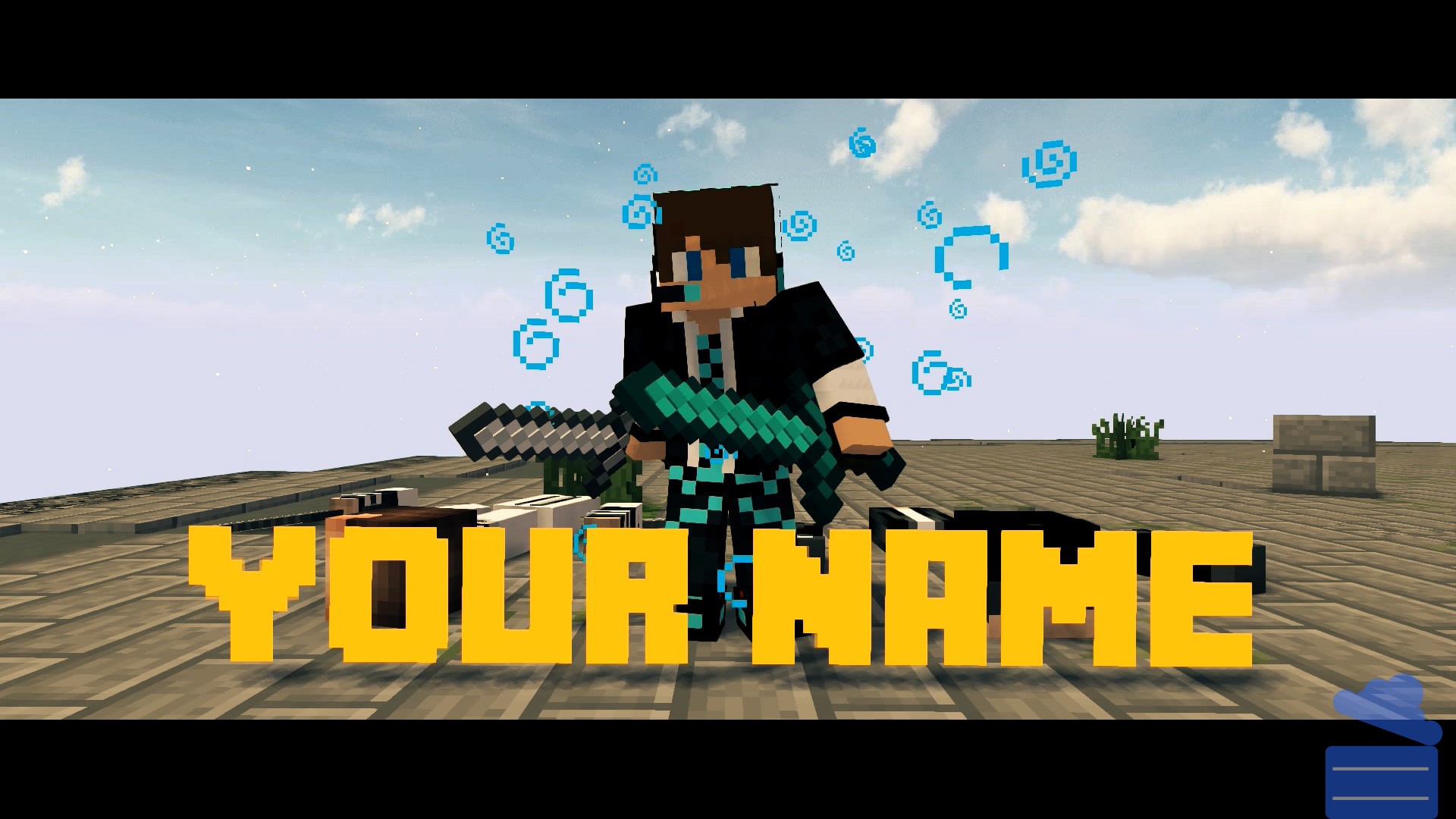Free Minecraft Intro Template 4 Animation Cloud